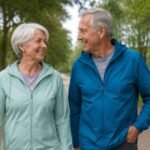 Why Do My Legs Feel Weak After 60? 7 Common Reasons Adult in their 60s mid-stride on an outdoor walking path, everyday clothing, natural daylight — conveys capability, not frailty.