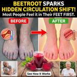 Beetroot Sparks a Hidden Circulation Shift Most People Feel in Their Feet First